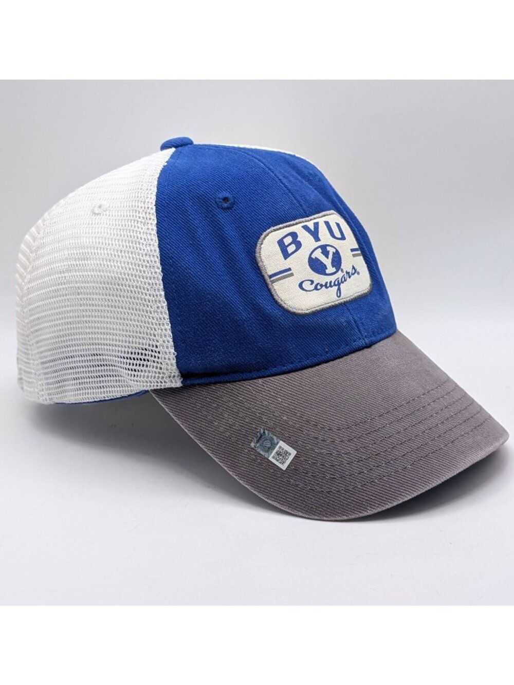 BYU Cougars Hat Cap Adult Blue Mesh NCAA Brigham Young University Utah Snapback